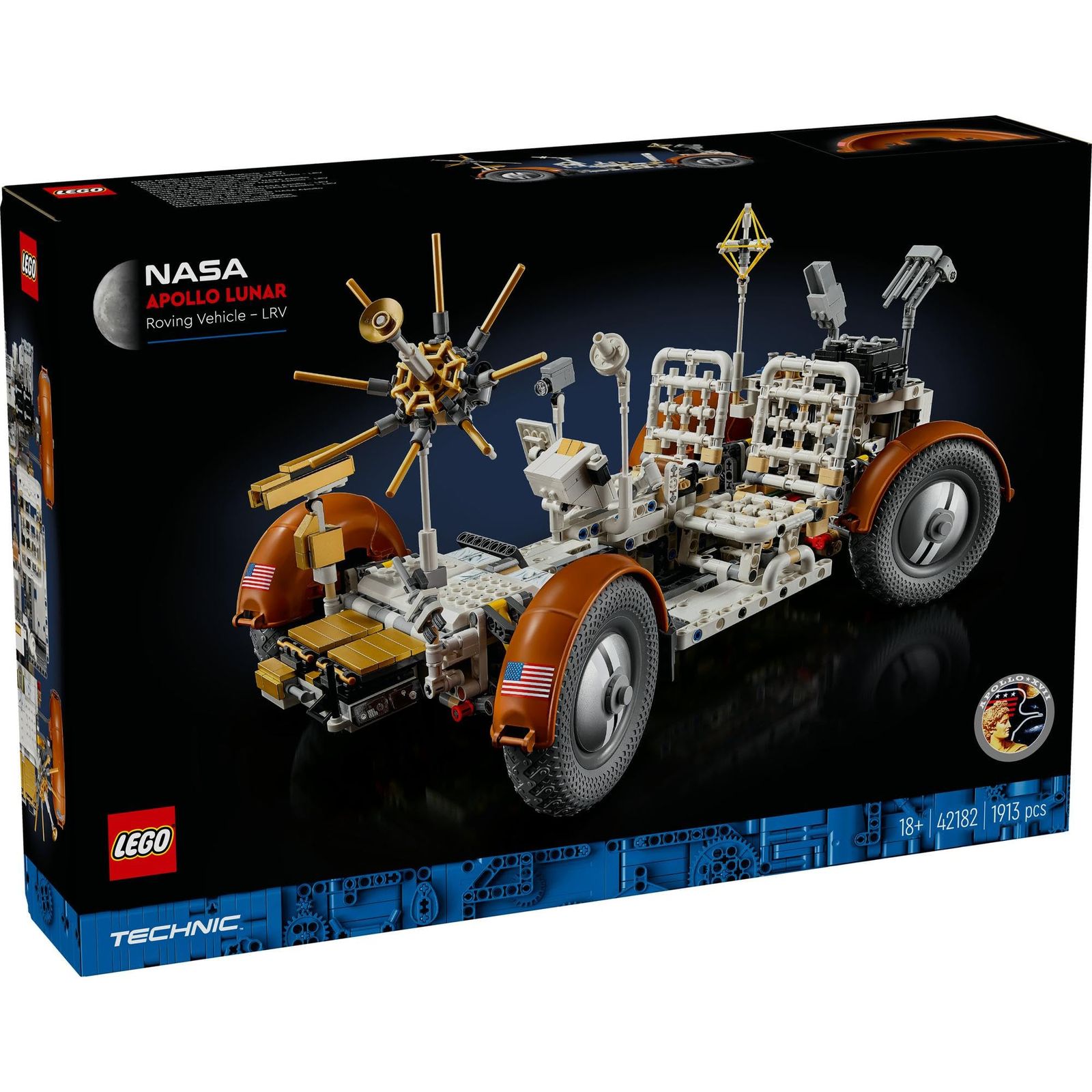 レゴ LEGO テクニック NASA Apollo 月面探査車 - LRV おもちゃ 玩具 プレゼント ブロック 男性 女性 宇宙 乗り物 車 ミニカー 42182