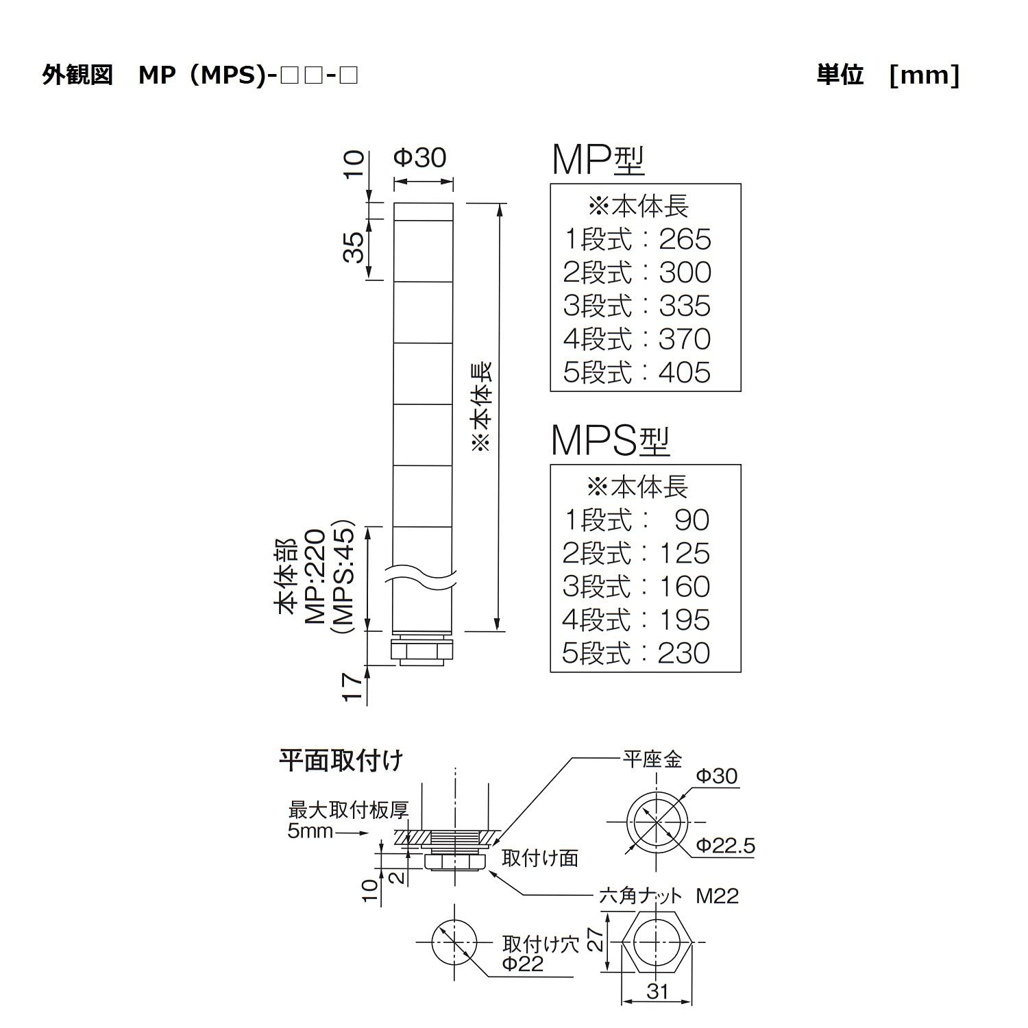 3段 赤･黄･緑
