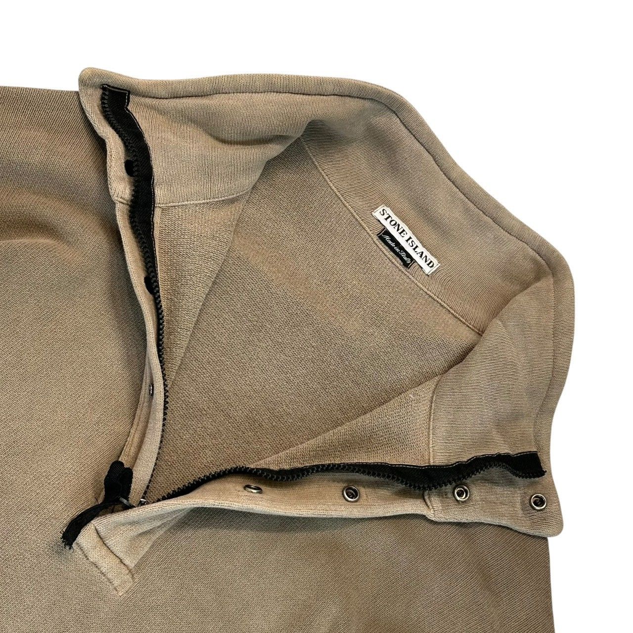 STONE ISLAND(ストーンアイランド) 98AW Half-Zip & Button Sweatshirt 
