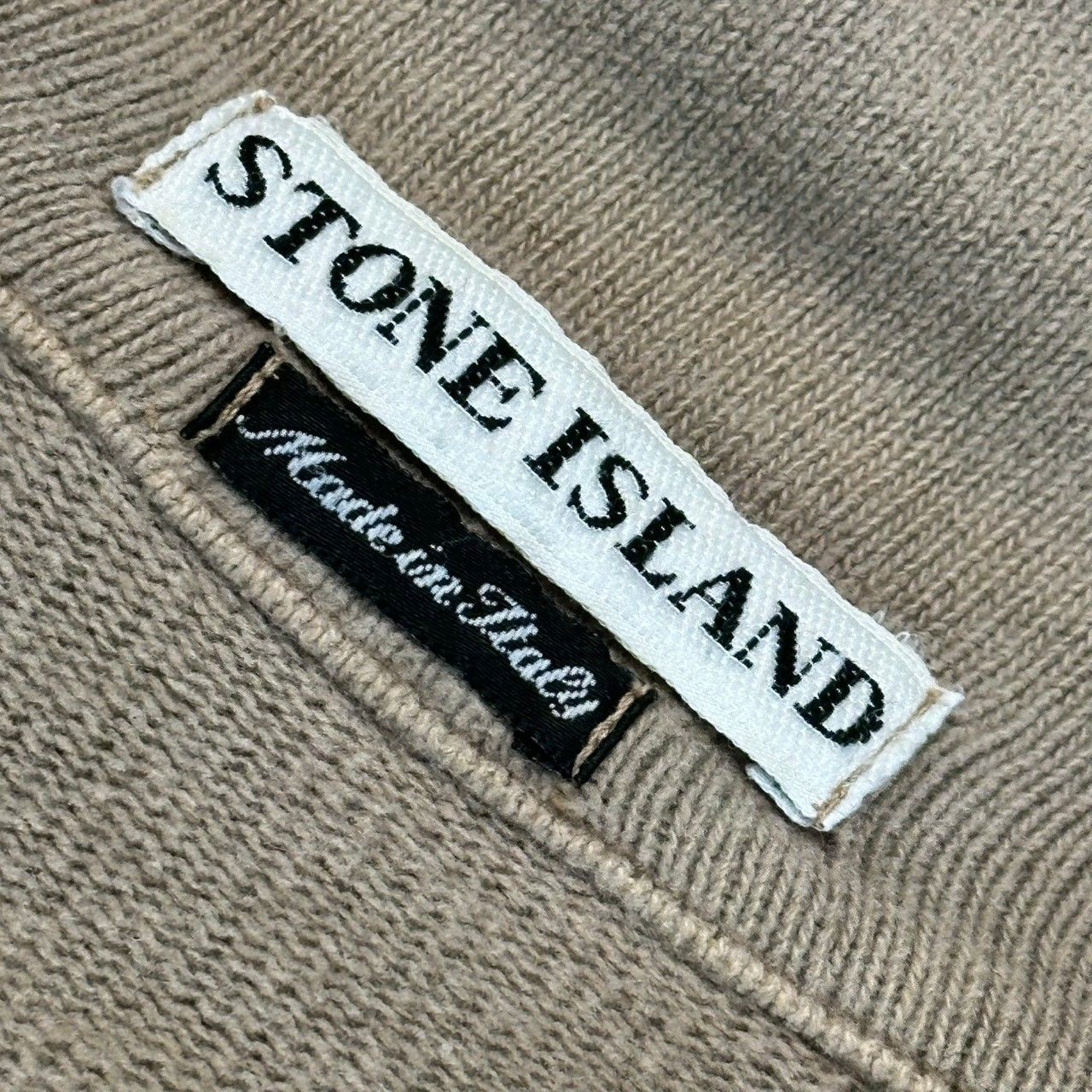 STONE ISLAND(ストーンアイランド) 98AW Half-Zip & Button Sweatshirt 