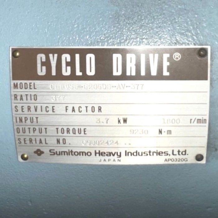 住友重機 サイクロ減速機 CHHMS 5-6205 DB-AV-377