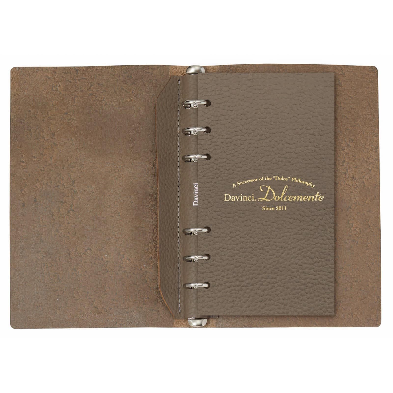 ダヴィンチ ドルチェメンテES 聖書サイズ システム手帳 トープ