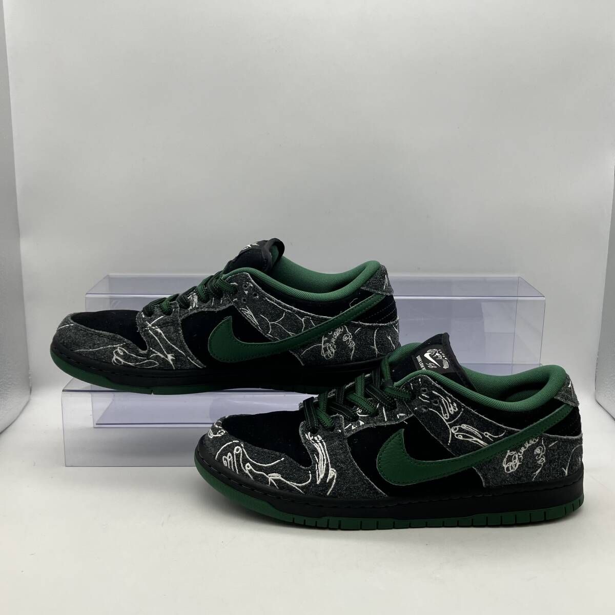 NIKE There Skateboards × SB Dunk Low Pro Anthracite and Gorge 