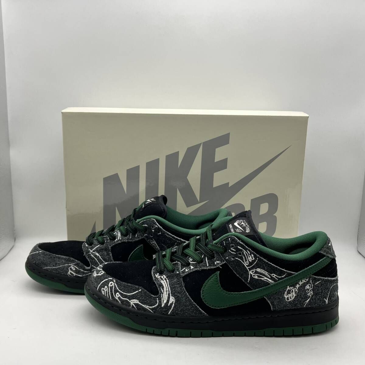 NIKE There Skateboards × SB Dunk Low Pro Anthracite and Gorge 