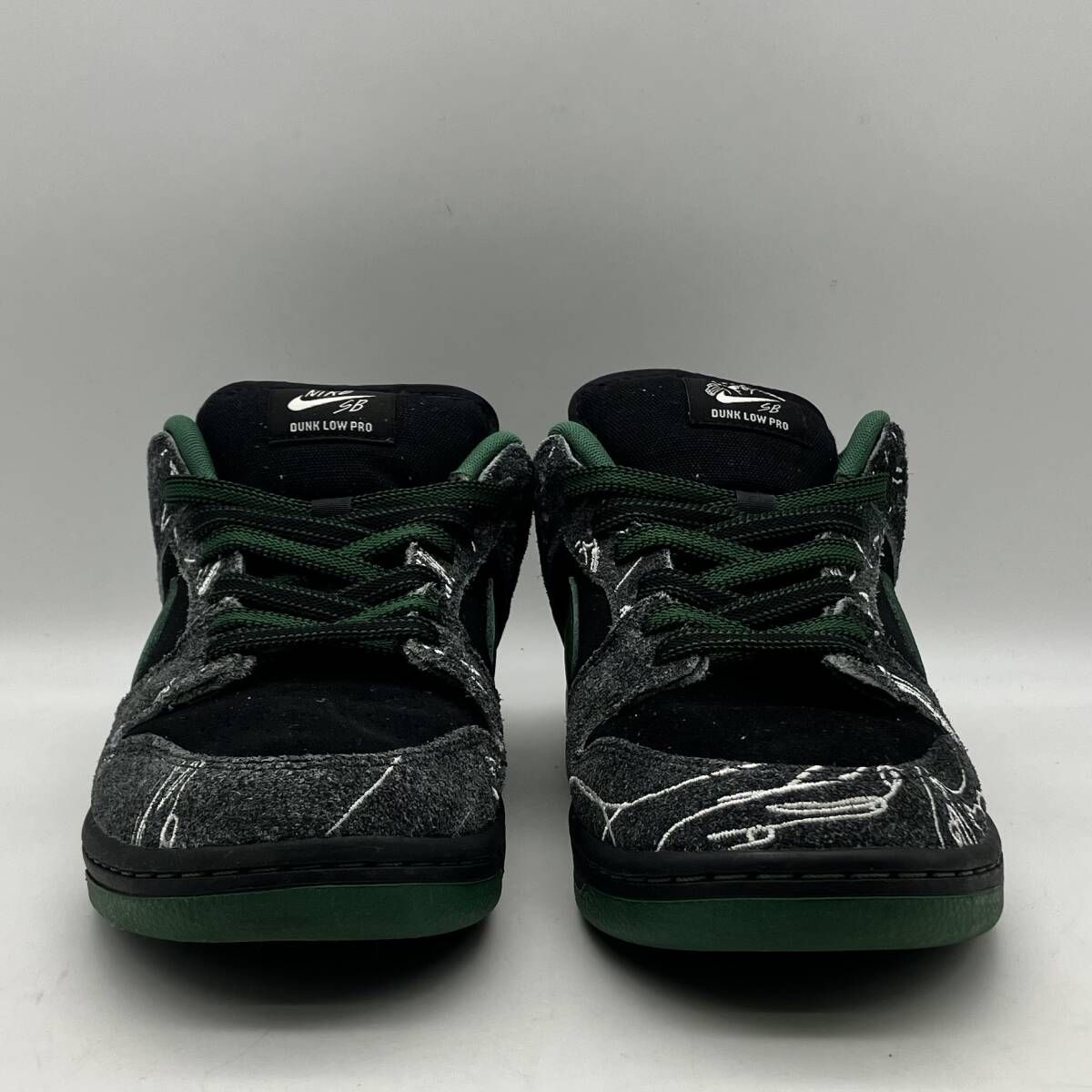 NIKE There Skateboards × SB Dunk Low Pro Anthracite and Gorge 