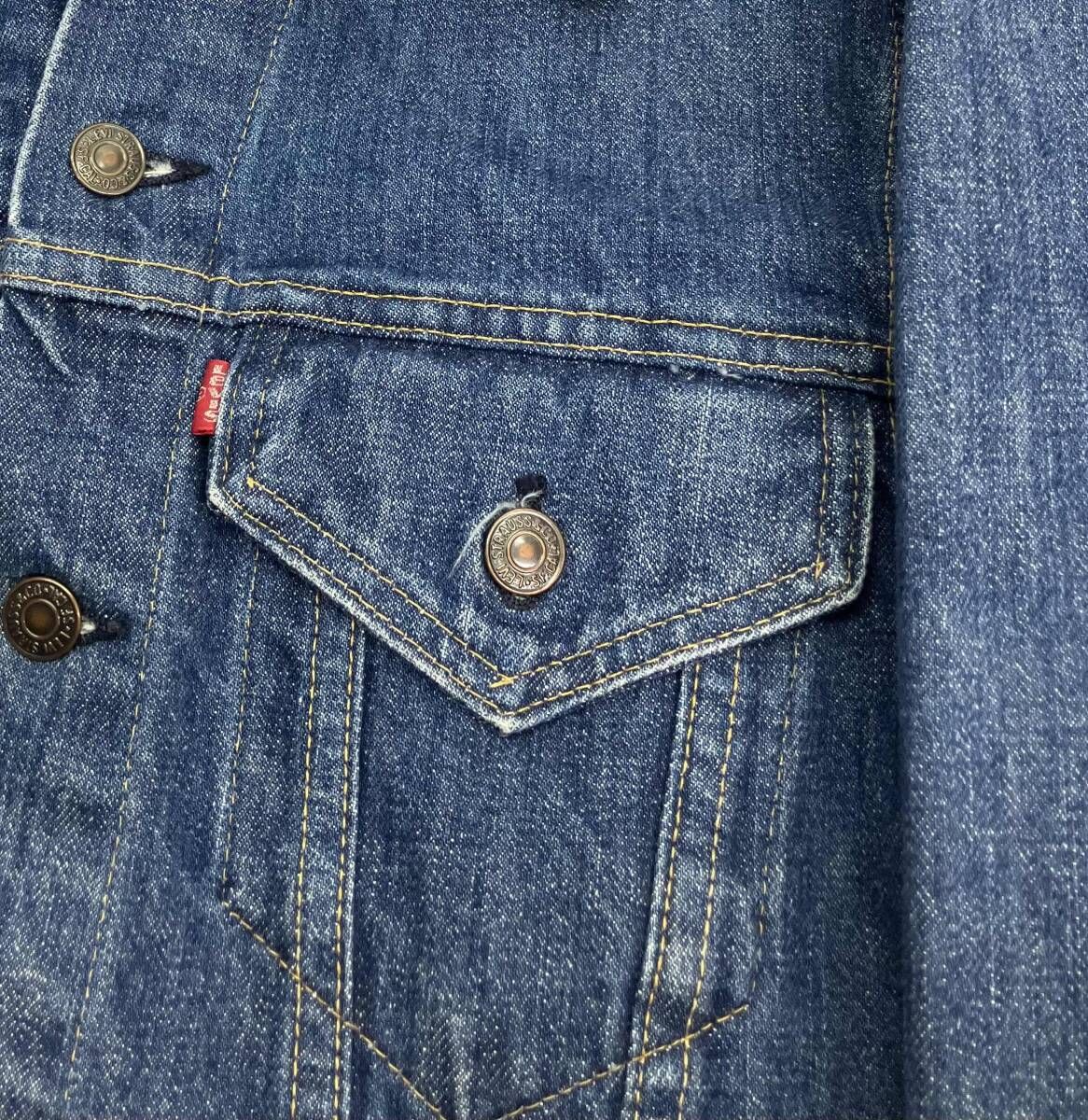 Levi's 70505-0217 36サイズ デニムジャケット 70s 4th ボタン裏522
