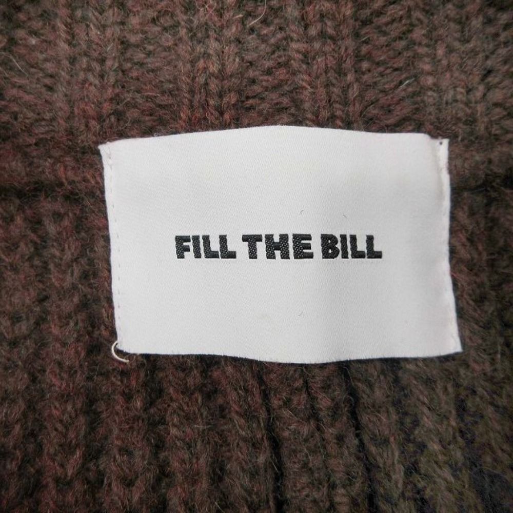 FILL THE BILL ニット 未使用 23aw FILL THE BILL フィルザビル オーバーサイズ ニット