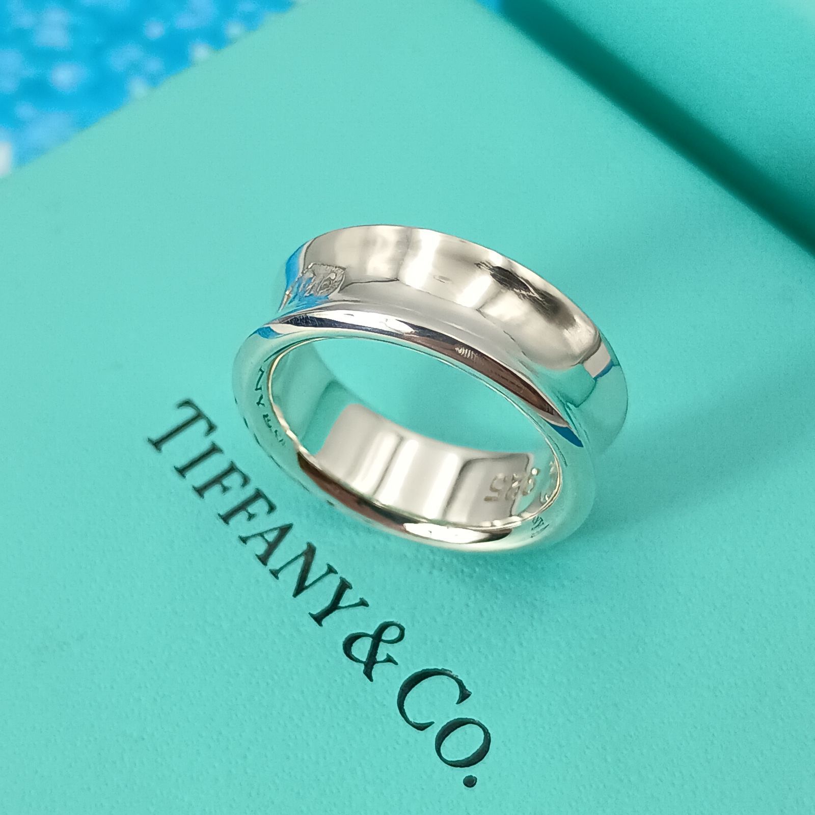TIFFANY&Co. ティファニー 9号 ナローリング レディース シルバー925
