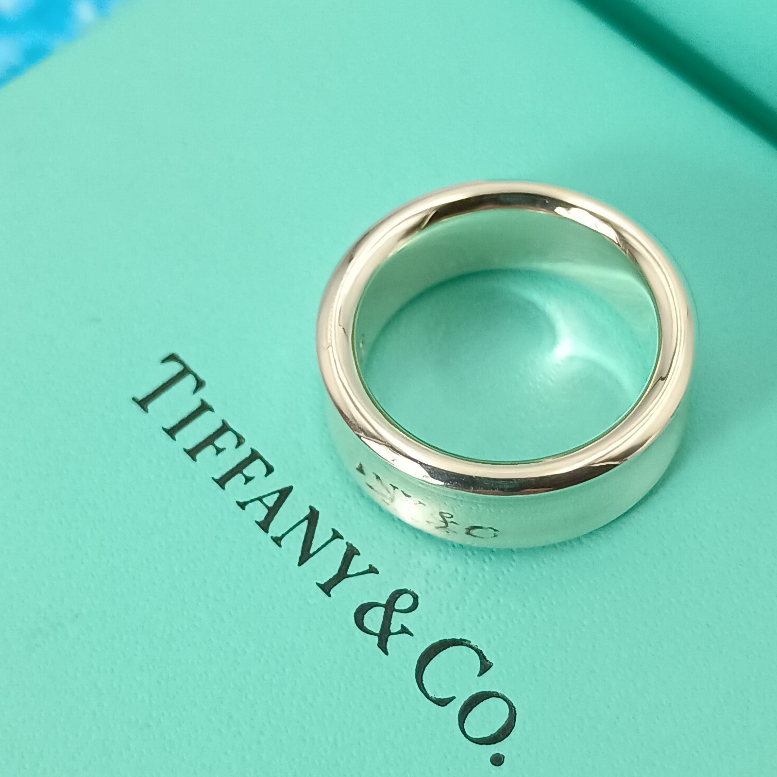 TIFFANY&Co. ティファニー 9号 ナローリング レディース シルバー925