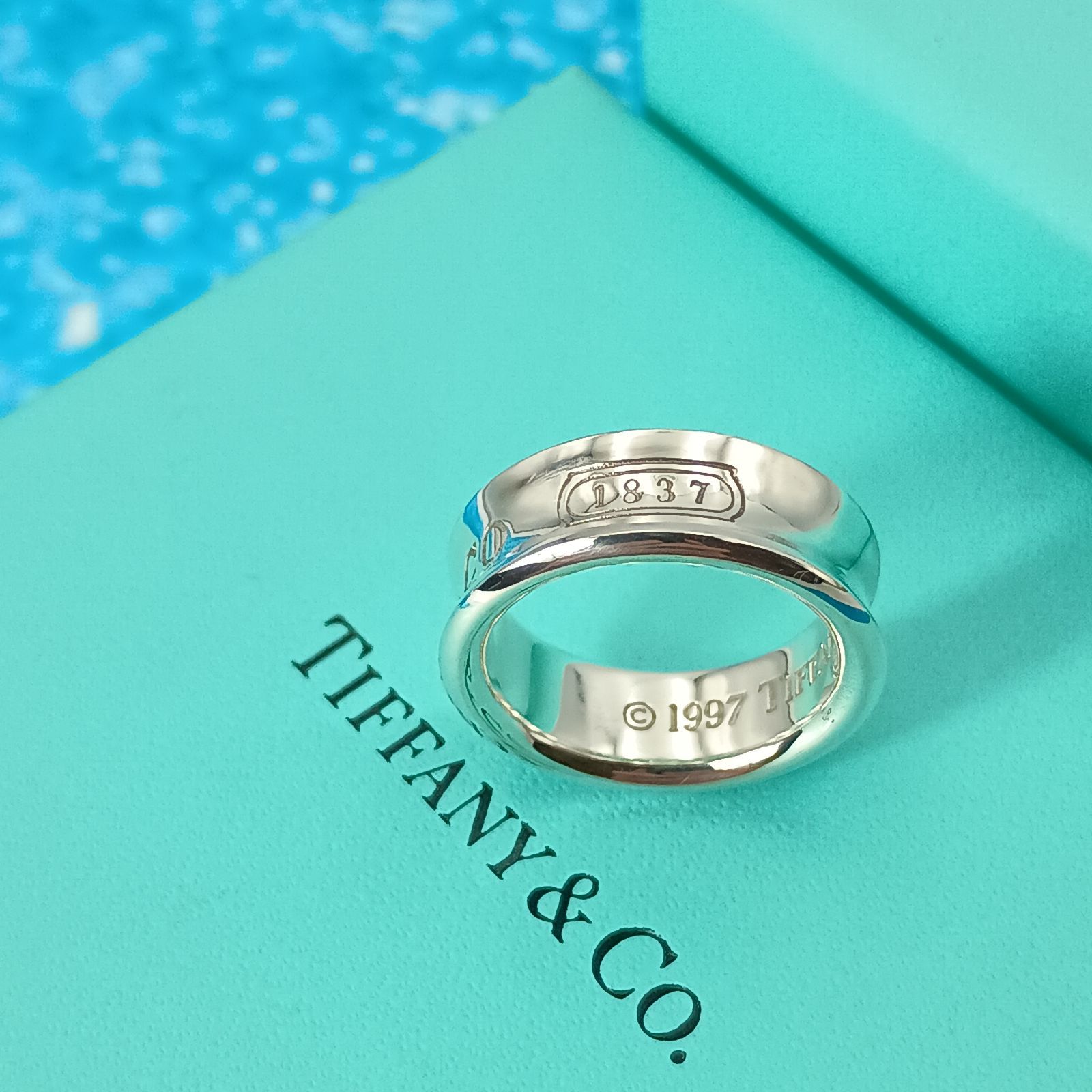 TIFFANY&Co. ティファニー 9号 ナローリング レディース シルバー925