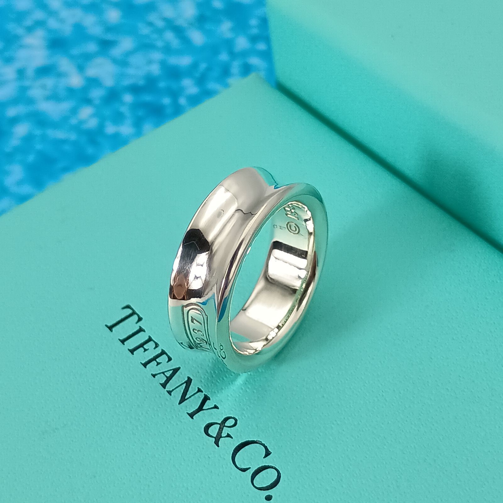 TIFFANY&Co. ティファニー 9号 ナローリング レディース シルバー925