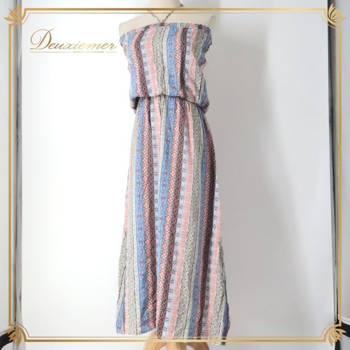 フラダンス 衣装 ワンピース ドレス ホワイト系 MUTIARA ハワイアン 