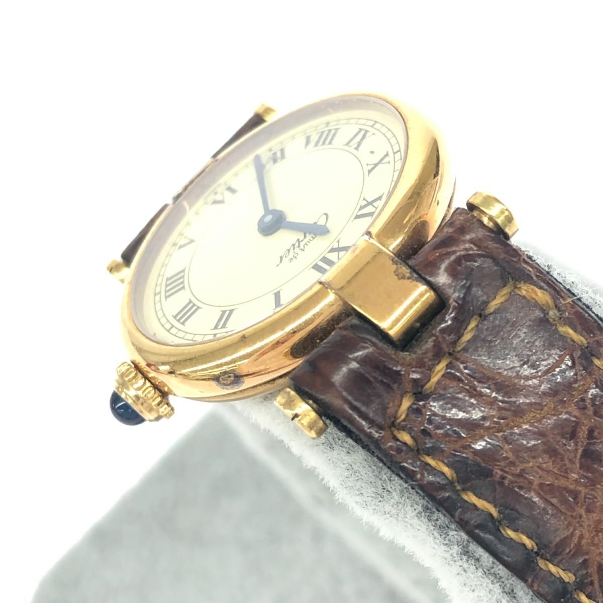 Cartier カルティエ マストヴァンドーム/ヴェルメイユ/腕時計 クォーツ 