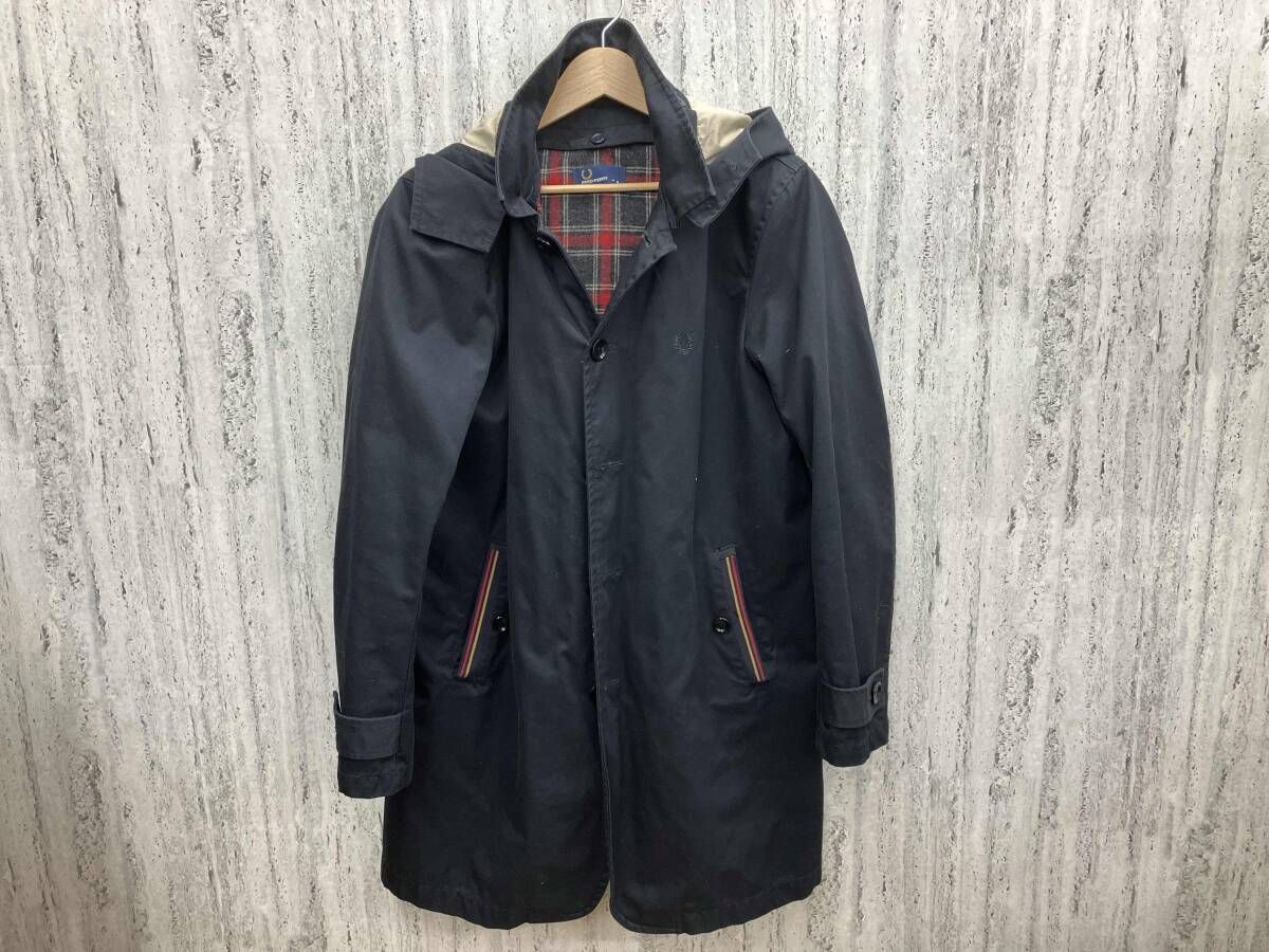 FRED PERRY フレッドペリー コート ステンカラーコート ライナー付き