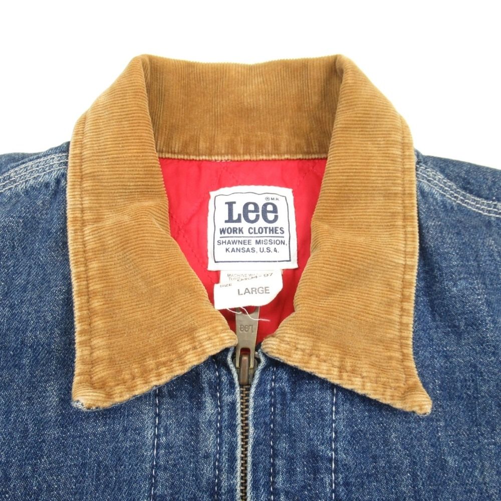 美品 90s vintage Lee リー 191-LB 復刻 デニム ワークジャケット
