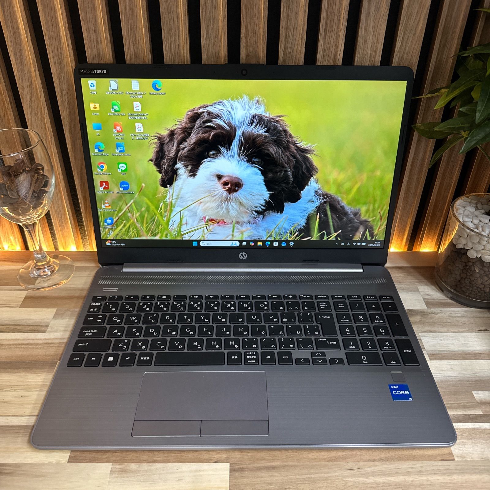 美品‼️HP 250 G9☘️高性能☘️Core i5第12世代☘️メモリ8GB 