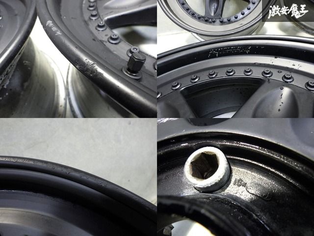激レア！即発送RAYS レイズ VOLK RACING Gr.C 16インチ 8J+60 8.5J+53 PCD100 5H5穴 ホイール4本 専用ナット付 ZN6 ZC6 インプレッサ rays volk racing te37の通販