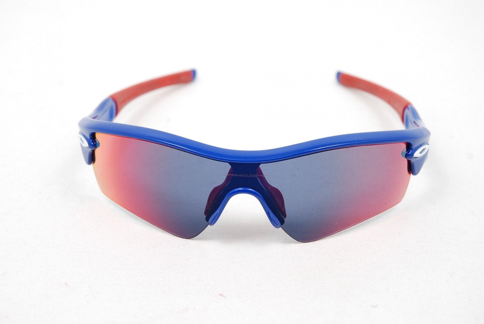 中古 オークリー OAKLEY サングラス ブルー×レッド レーダーロック