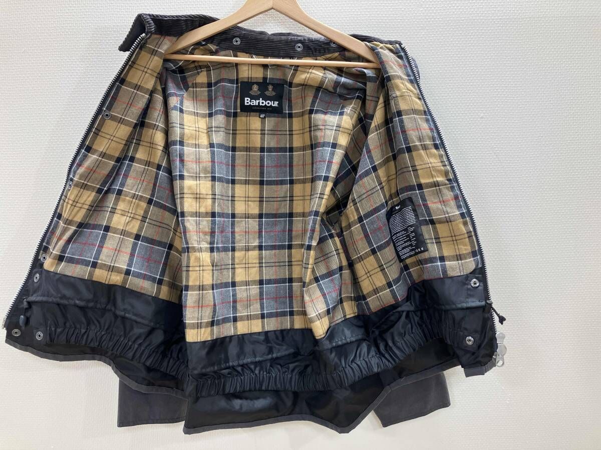 BARBOUR バブアー オイルジャケット ワックスジャケット ジップ前開き