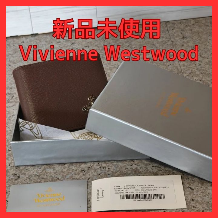 新品未使用】ヴィヴィアンウエストウッド二つ折り財布 943VW724 - メルカリ