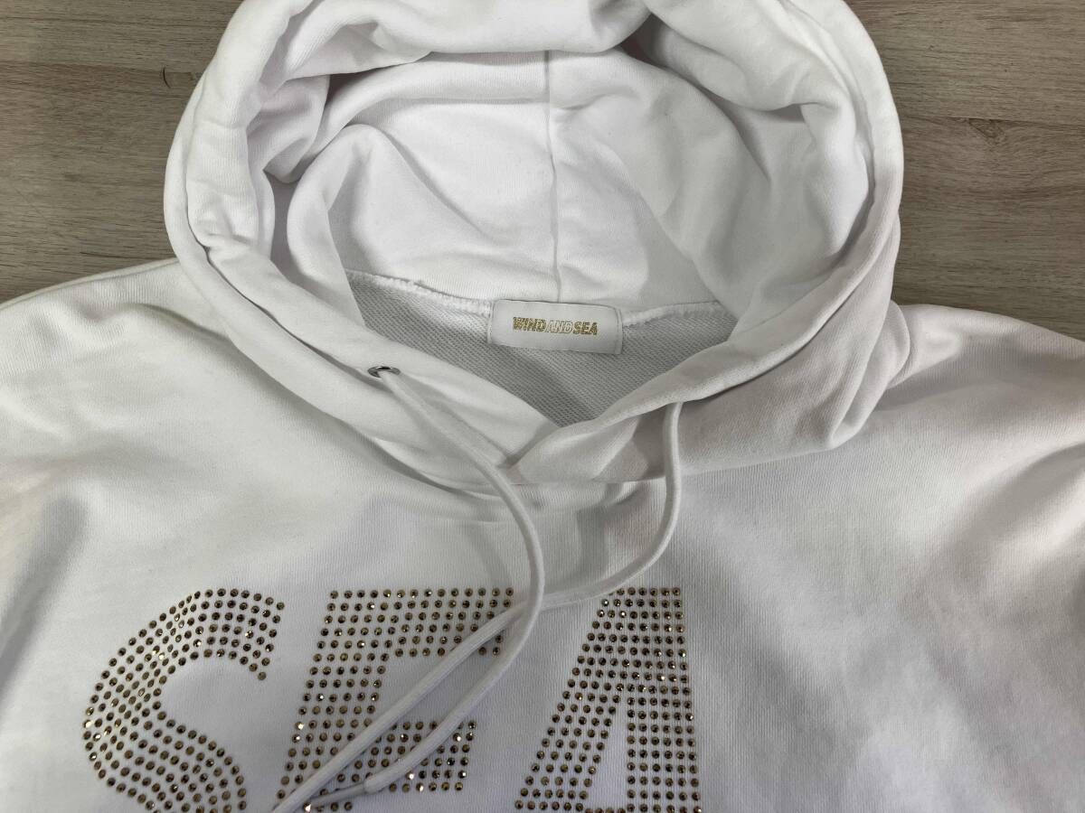 WIND AND SEA ウィンダンシー SEA RHINE STONE HOODIE パーカー L 