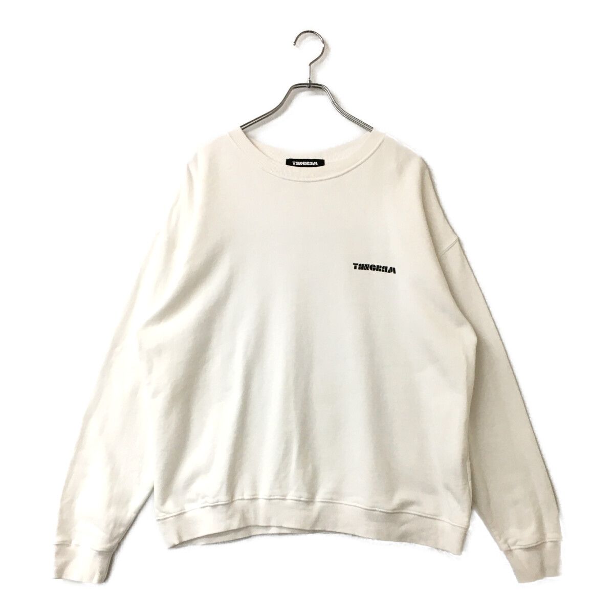 中古 メンズ タングラム TANGRAM スウェット XL 白 ホワイト 長袖