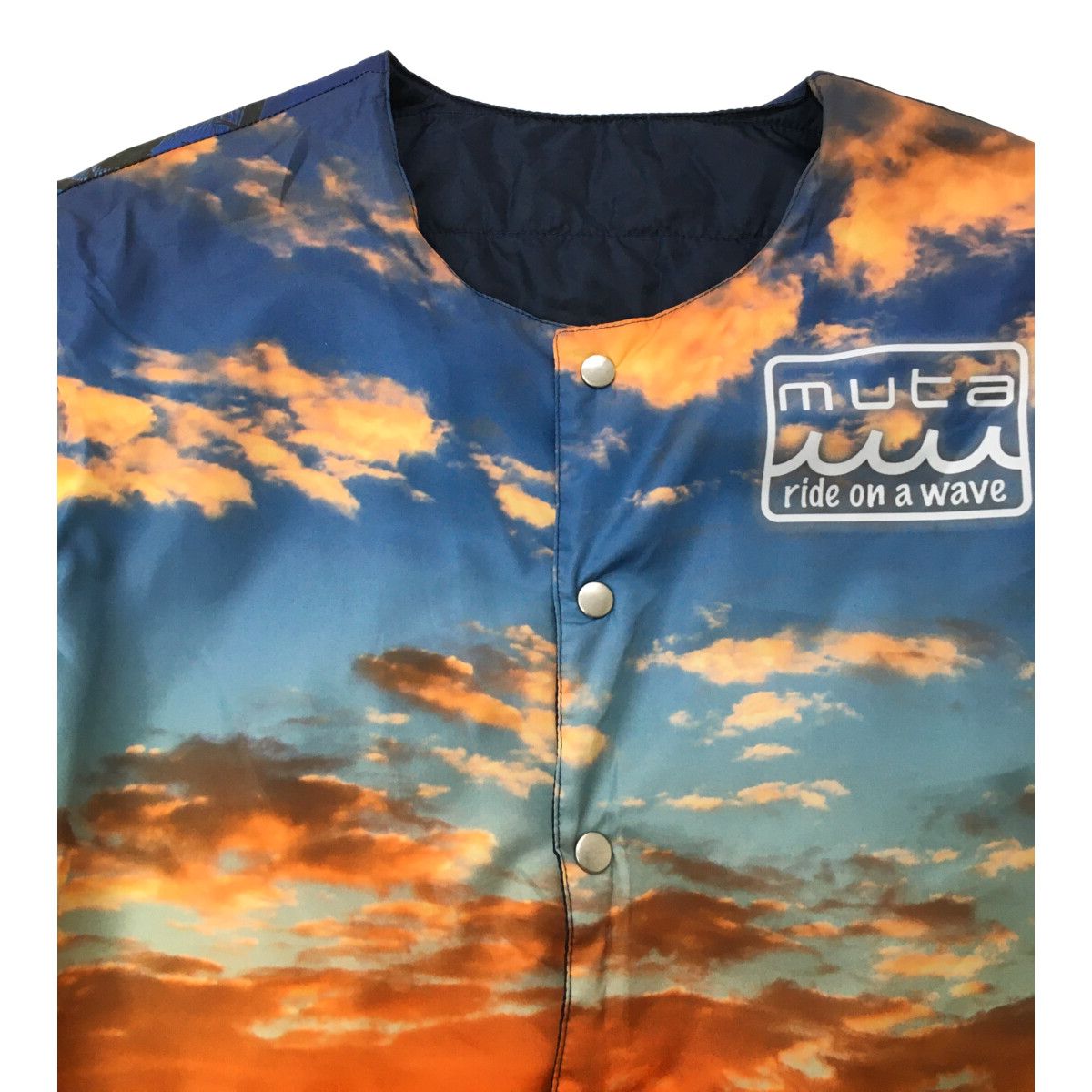 中古 レディース ムータマリン muta MARINE ベスト WF/WOMAN FREE 紺系