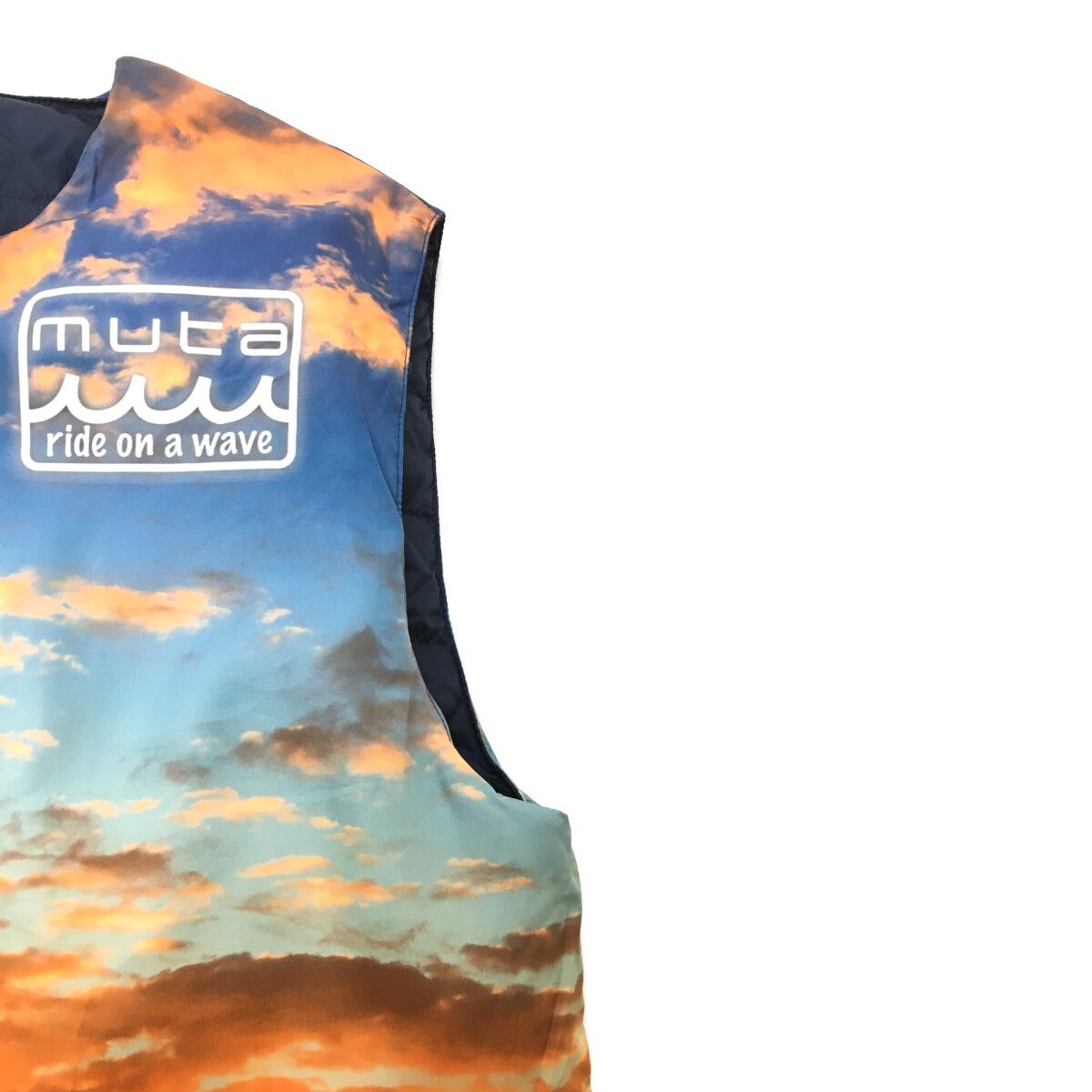 中古 レディース ムータマリン muta MARINE ベスト WF/WOMAN FREE 紺系