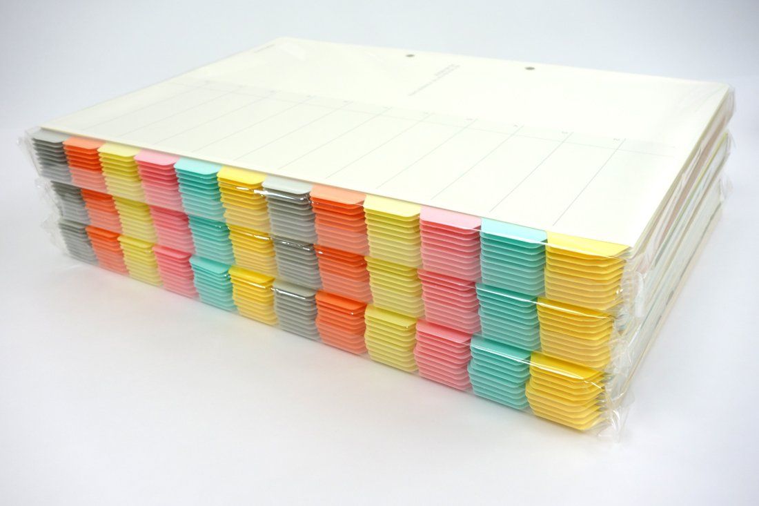 コクヨ ファイル インデックス 仕切カード A 4 12山 2穴 30組 シキ-150