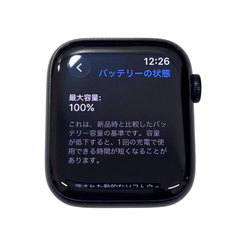 Apple Watch SE 第2世代 44mm MXEK3J/A GPSモデル バッテリー Apple Watch SE 第2世代 44mm MXEK3J/A GPSモデル バッテリー