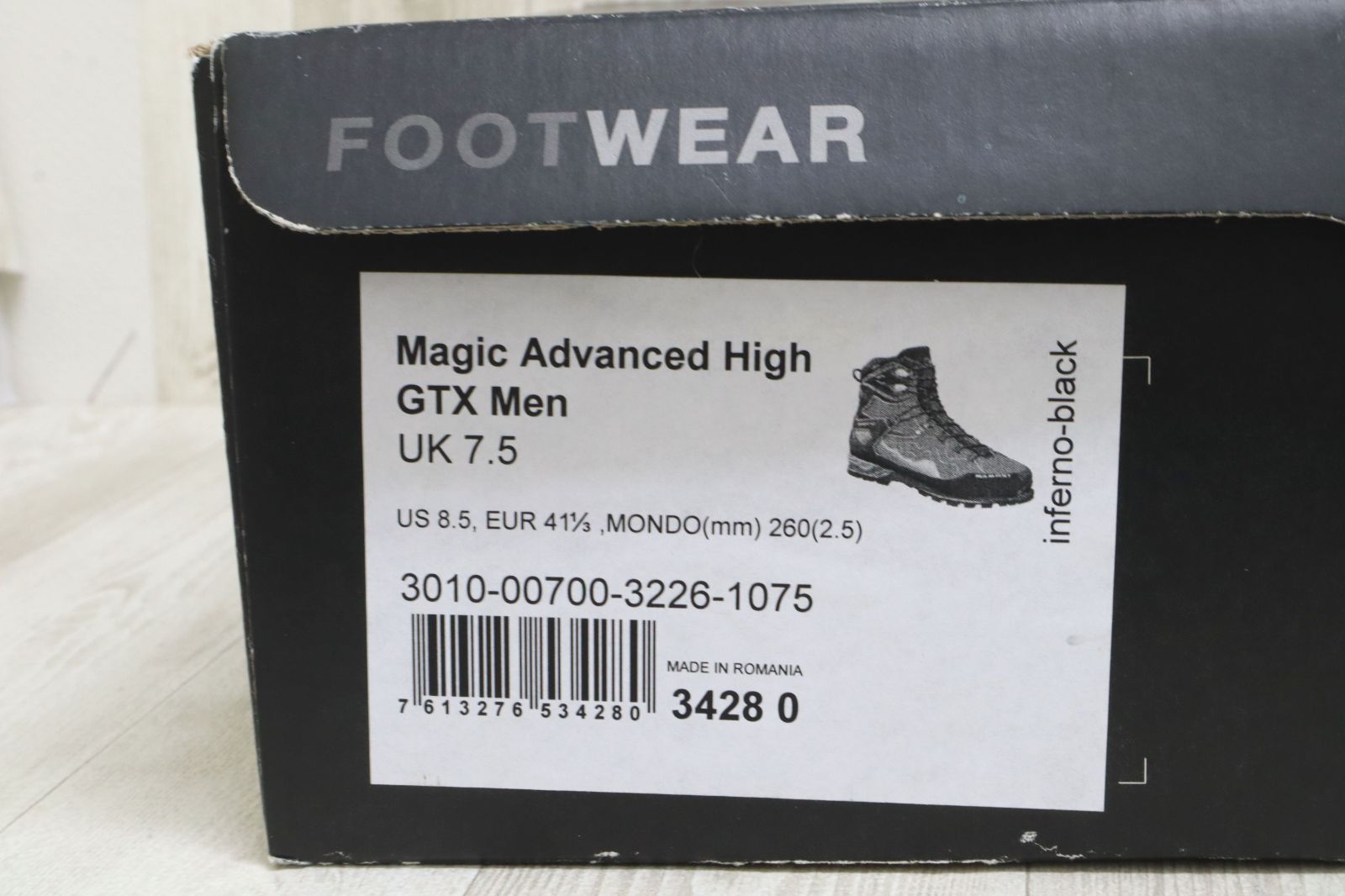  MAMMUT マムート Magic High GTX Menマジック ハイ トレッキングブーツ ゴアテックス US 8 5 レッド き キャンプテーブル 登山靴 トレッキングシューズ アウトドアシューズ