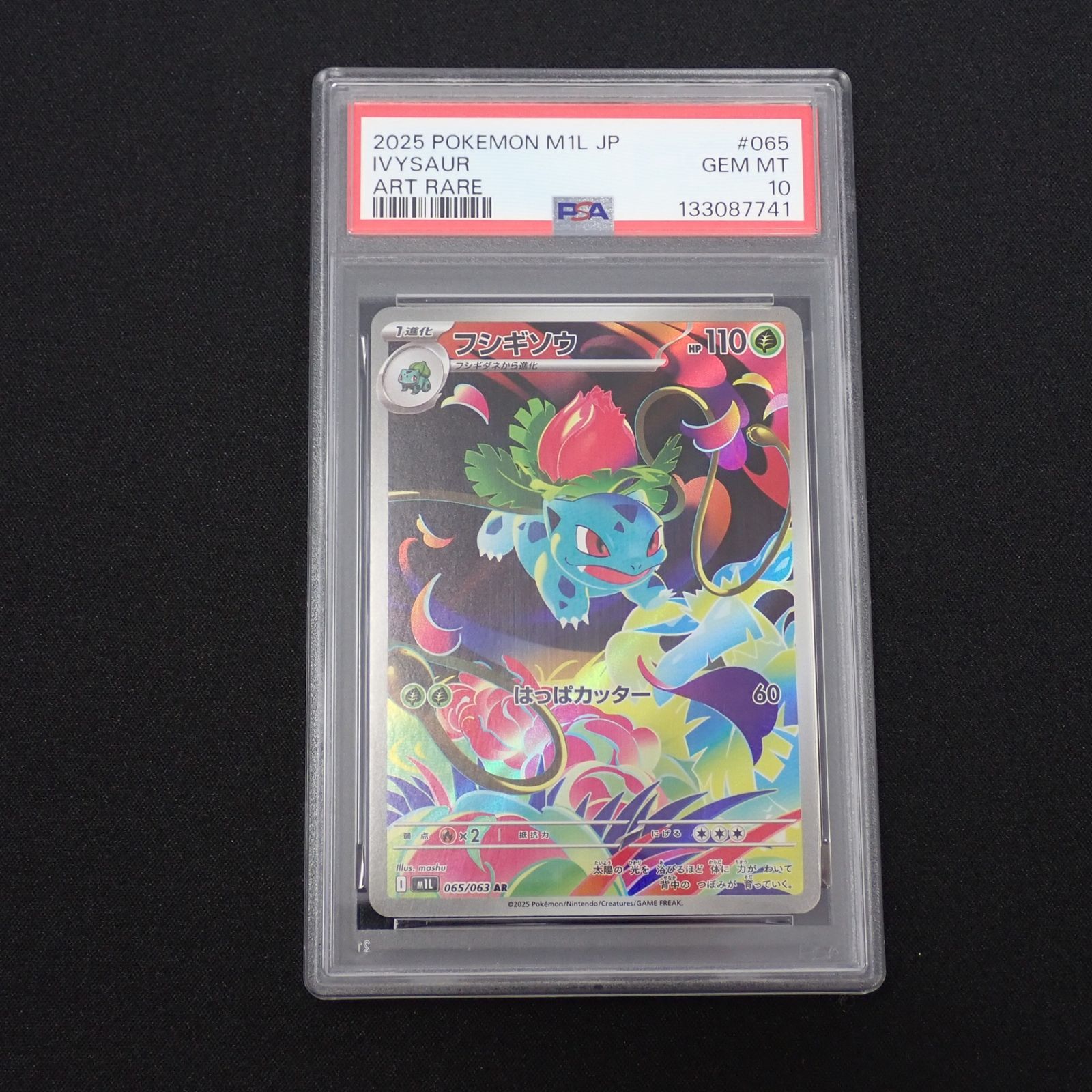 PSA10 3連番 メガフシギバナex SAR 進化ラインセット フシギダネ