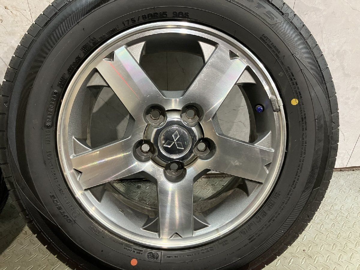 タイヤ走行短め【DL GRANDTREK PT5 175/80R15】夏タイヤ【三菱 パジェロミニ 純正ホイール 15インチ 5.5J5HPCD114.3+46】23年製　(MTB936) クレジットカード QRコード決済可能 タイヤ走行短め【DL GRANDTREK PT5 175/80R15】夏タイヤ【三菱