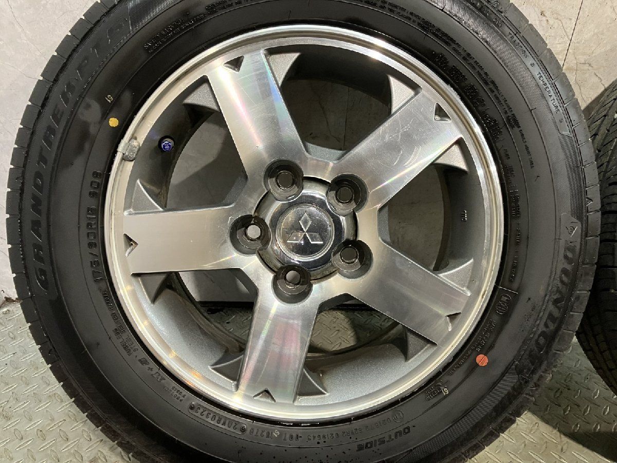 タイヤ走行短め【DL GRANDTREK PT5 175/80R15】夏タイヤ【三菱 