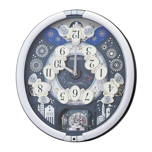  セイコークロック Seiko Clock 掛け時計 クオーツ時計 からくり時計 アナログ トリプルセレクション メロディ シルバー ×97 mm RE 602 Spo 78 fb 0 ec 7 保存瓶 その他 キッチン 食器