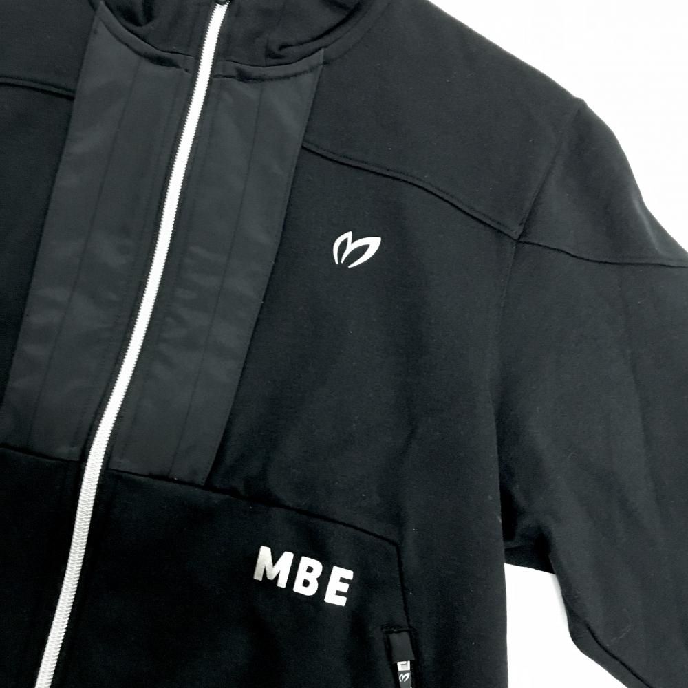 超美品】マスターバニー ジャケットブルゾン 黒 裾ゴム ジップ横一部