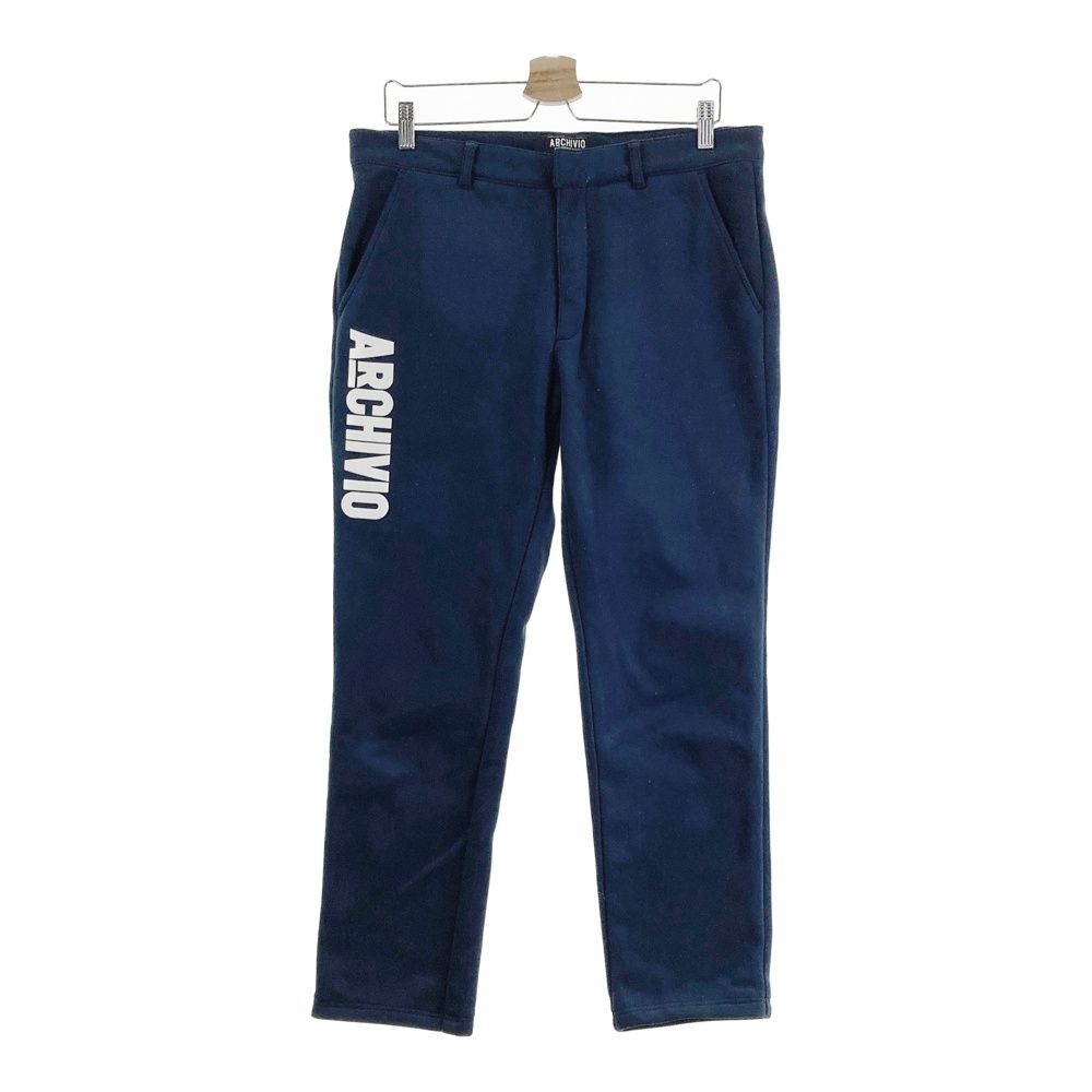 サイズ：48 ARCHIVIO アルチビオ ; 起毛パンツ ネイビー系