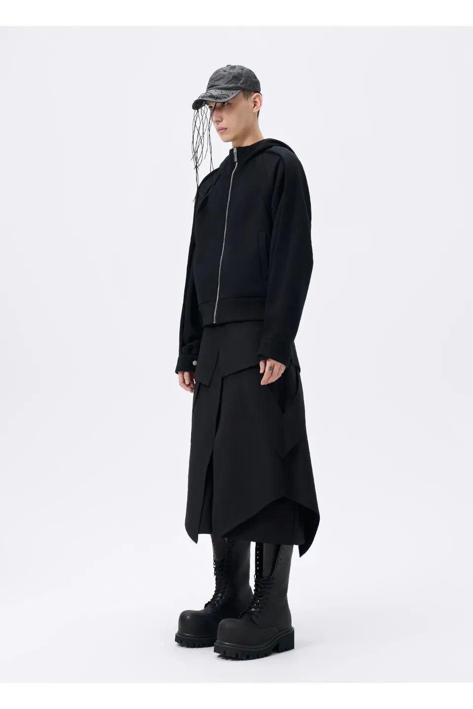 FRKM SCD｜ZIP LAYERED HOODED JACKET 24SS Deconstructed Drift Zip 