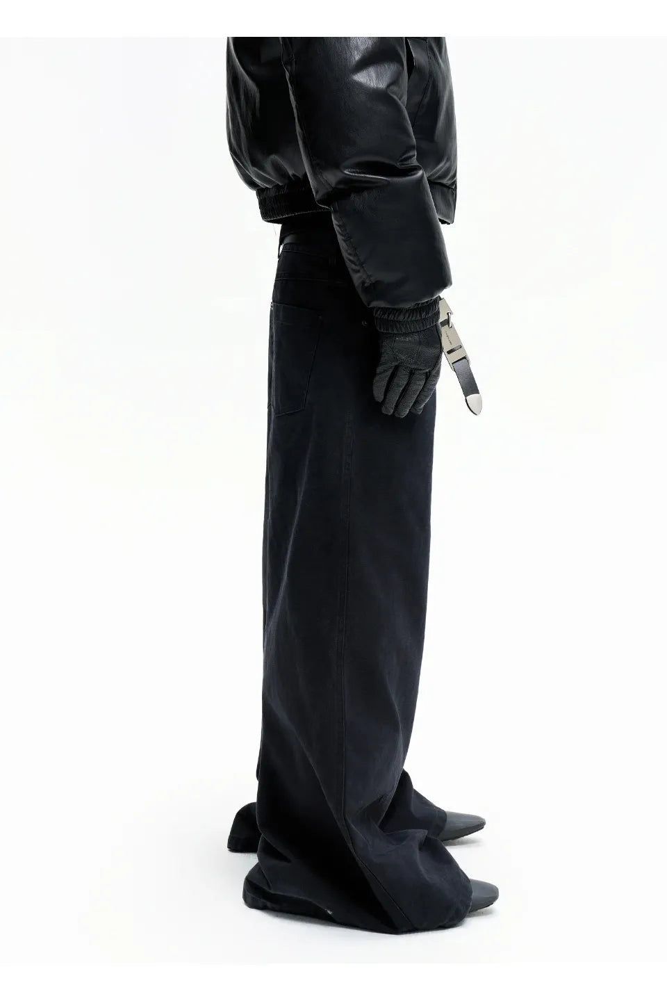 メンズ FRKM SCD｜WASHED BLACK BAGGY DENIM