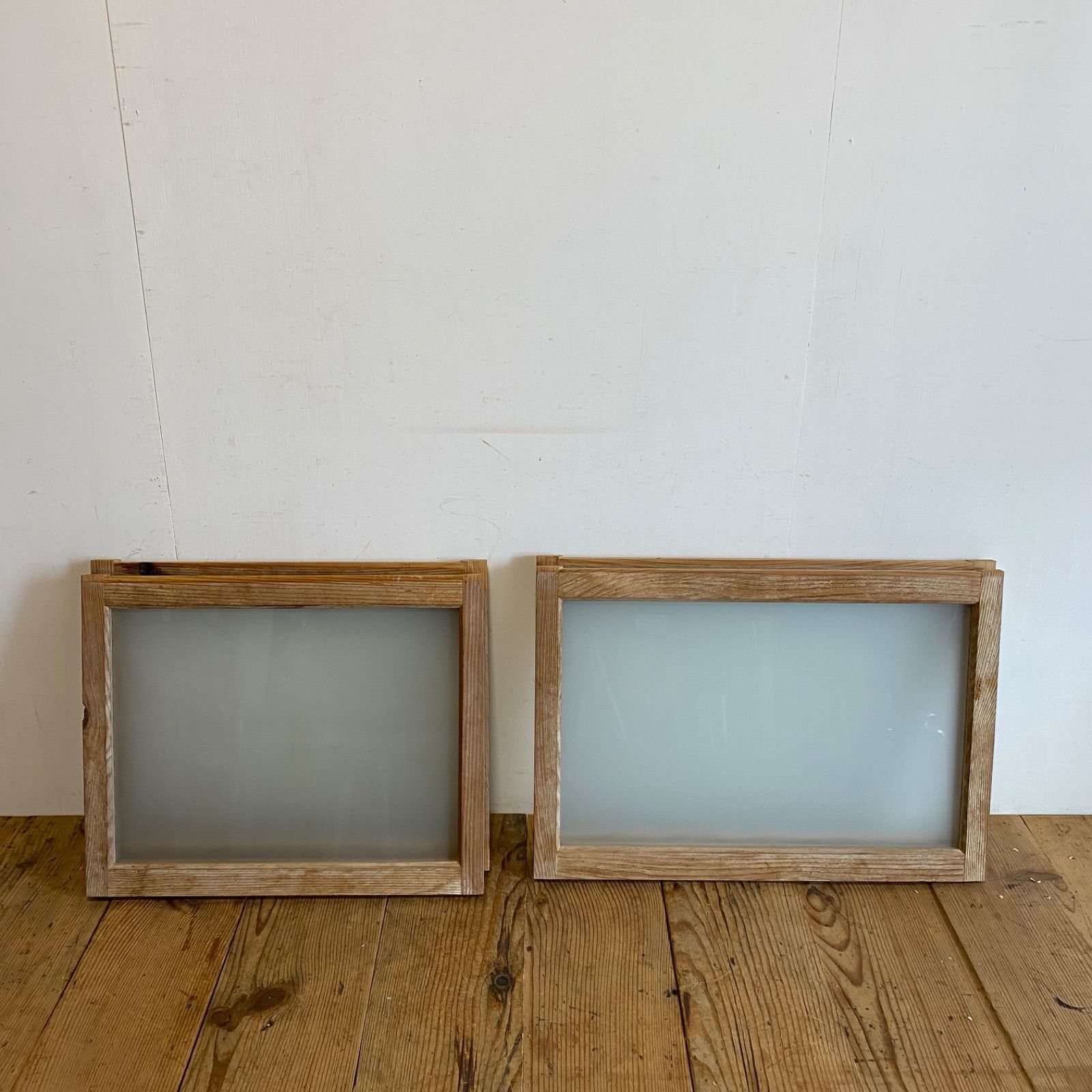 すりガラス 古建具