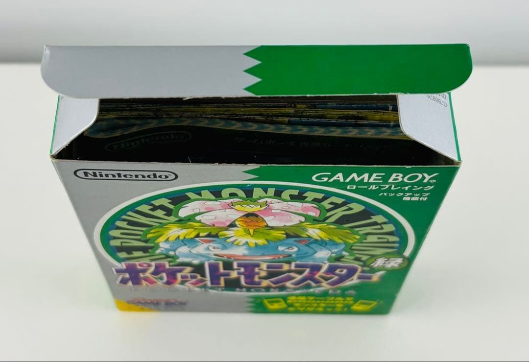 美品 初版 ポケモン 緑 グリーン ポケットモンスター ソフト