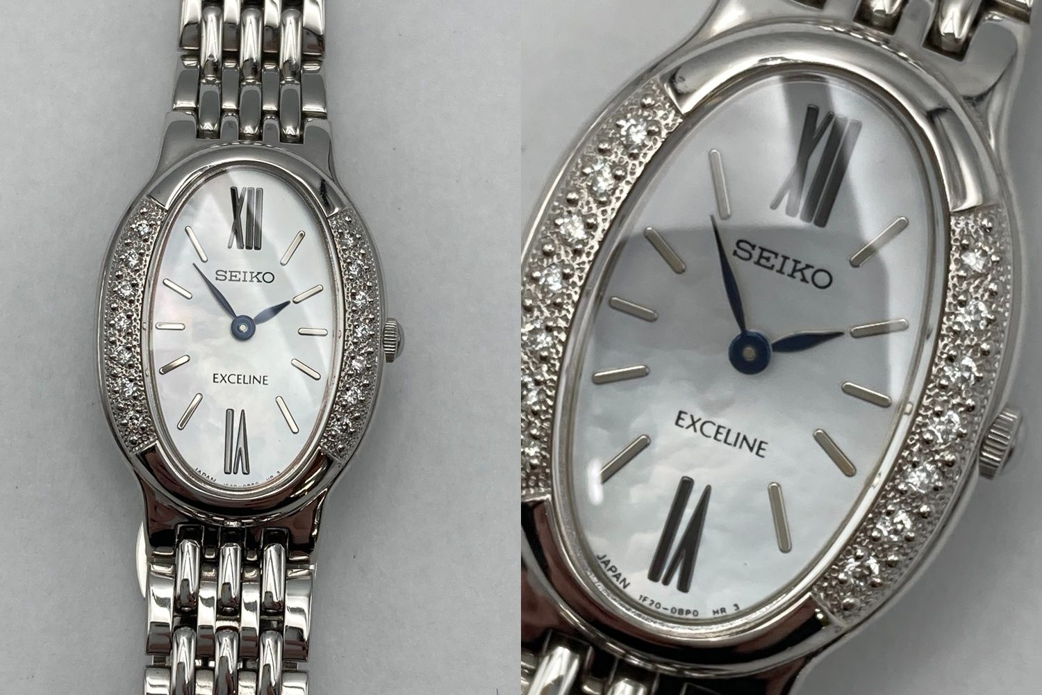 SEIKO セイコー エクセリーヌ ダイヤベゼル 腕時計 アナログ クォーツ