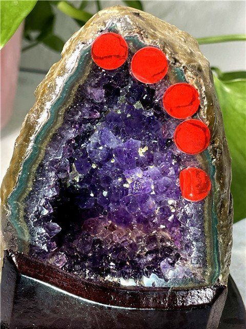 AAA級ウルグアイ産天然アメジストドーム原石YT8G3/430G61C - メルカリ