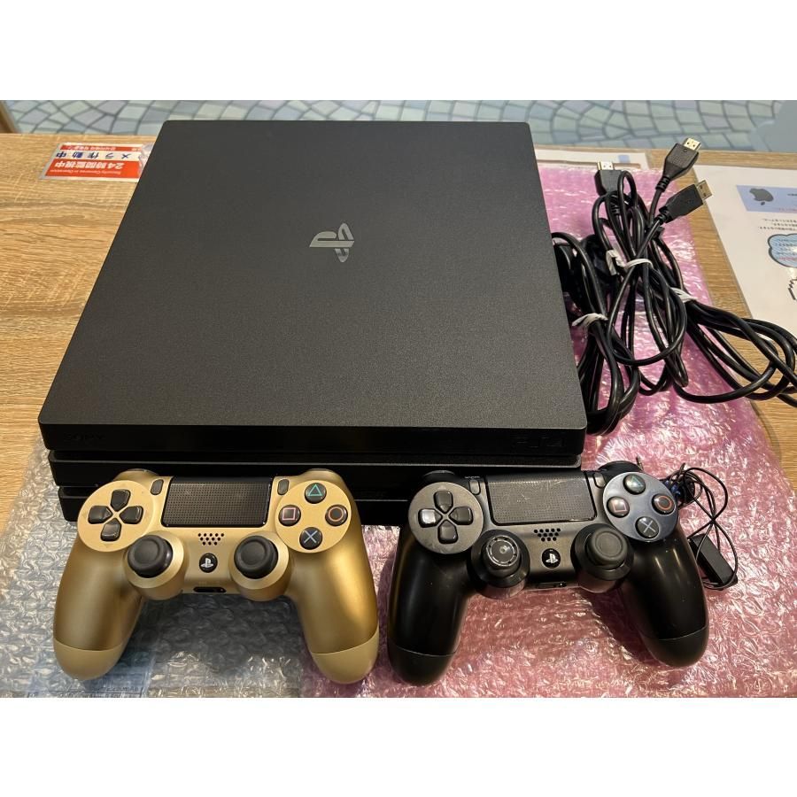 PS4 Pro 1TB CUH-7100B B01 Dual Sense4 コントローラー2個 【公式通販】
