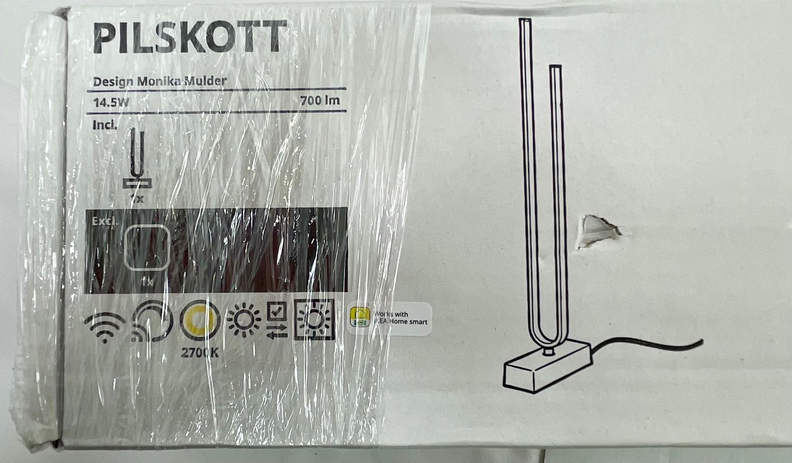 A2612・IKEA PILSKOTT ピルスコット LEDフロアランプ スマート 照明