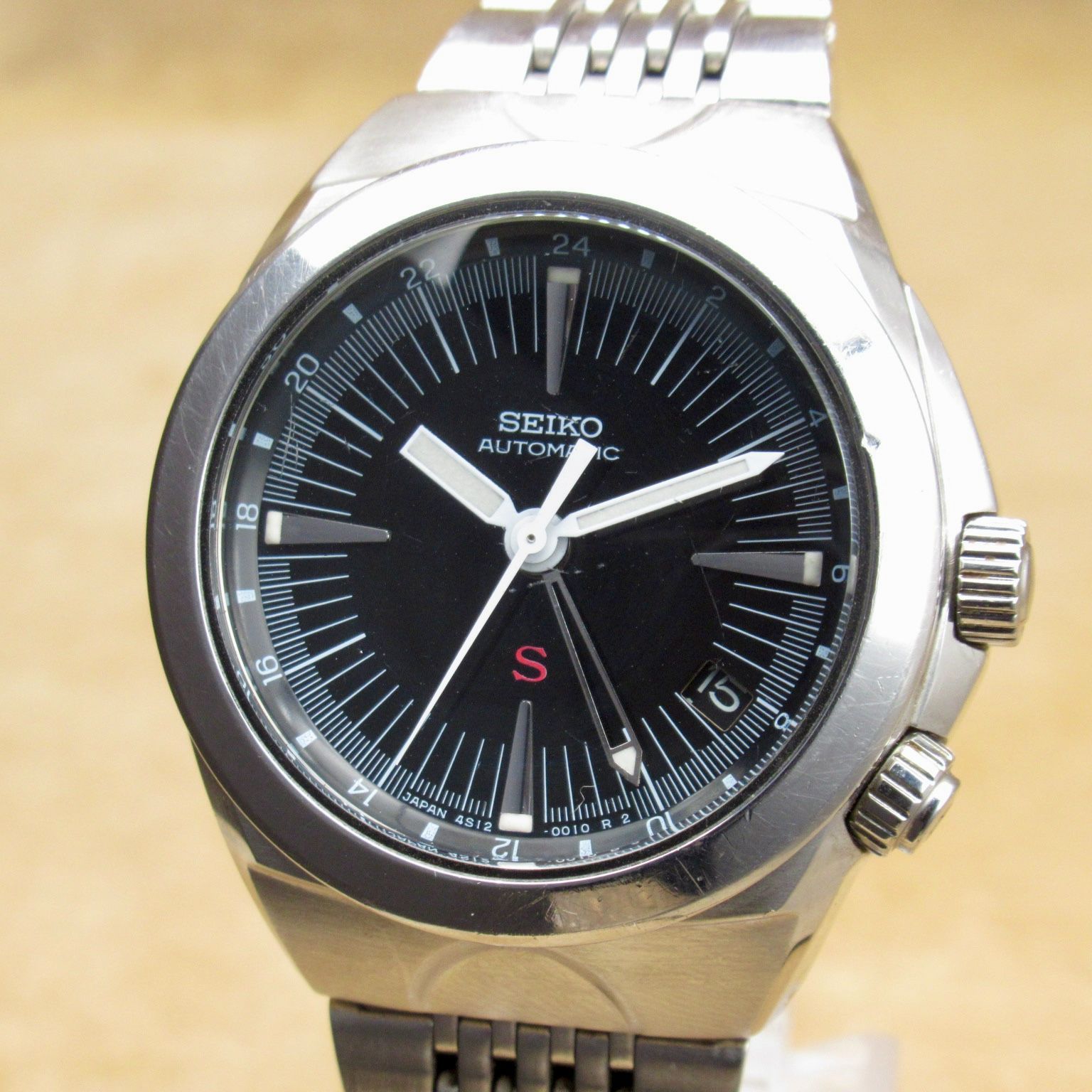 セイコー メカサス 4S12-0010 SEIKO SUS GMT 中古 OH済 SUSシリーズ 