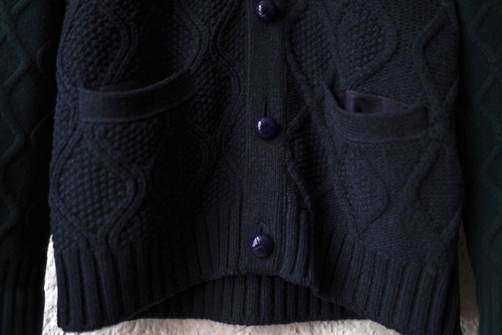 15AW Cable Knit Cardigan ケーブルニットカーディガンセーター