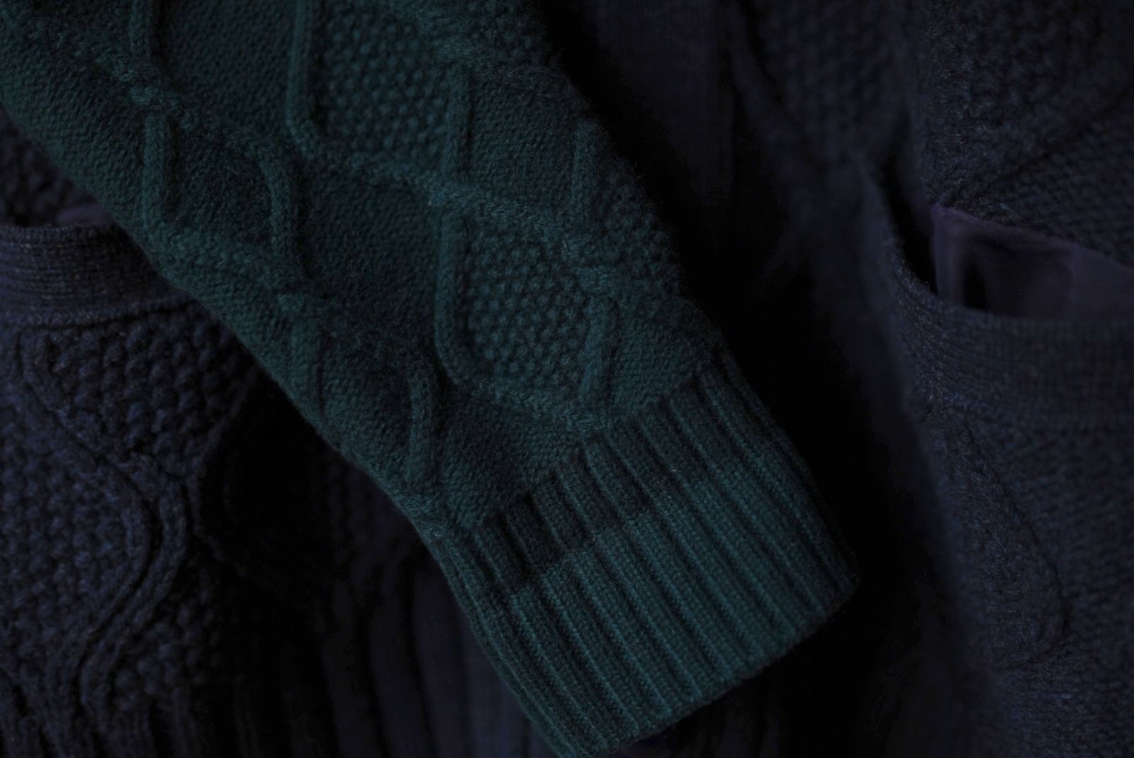 15AW Cable Knit Cardigan ケーブルニットカーディガンセーター