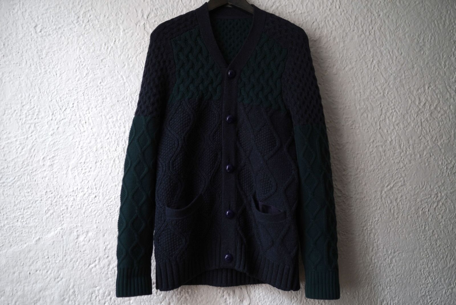 15AW Cable Knit Cardigan ケーブルニットカーディガンセーター
