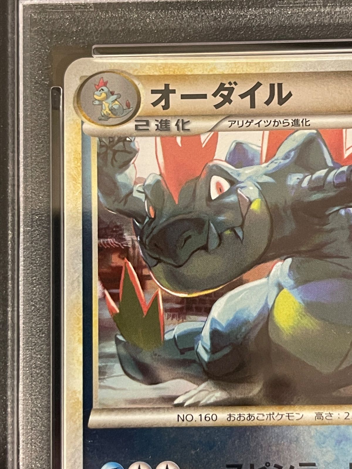 ポケモンカード 2009年 オーダイル 024/070 1stED ミラー PSA9鑑定品